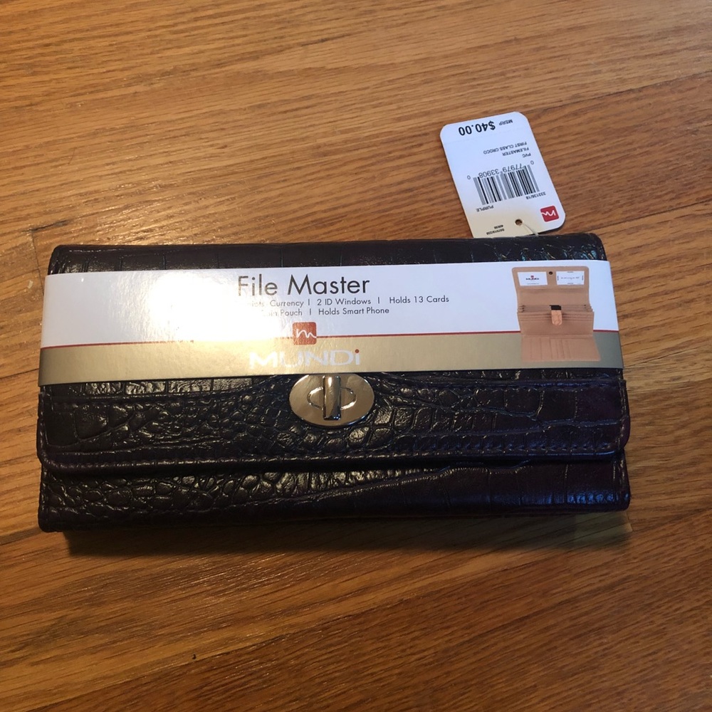 Purple wallet